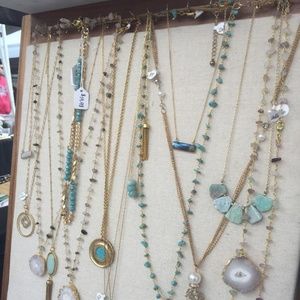 Jewelry Necklace Holder/Display to mount on wall